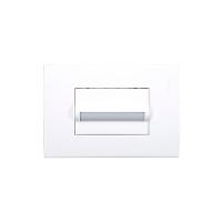 Balizador Horizontal Margirius Sleek Com Placa 4x2 Branco 6000k - Luz Branca Bivolt - 1