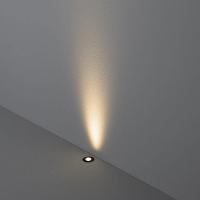 Balizador De Solo Led Stella Way Up Recuado 1w Bivolt Preto - 3000k - Luz Amarela - 3