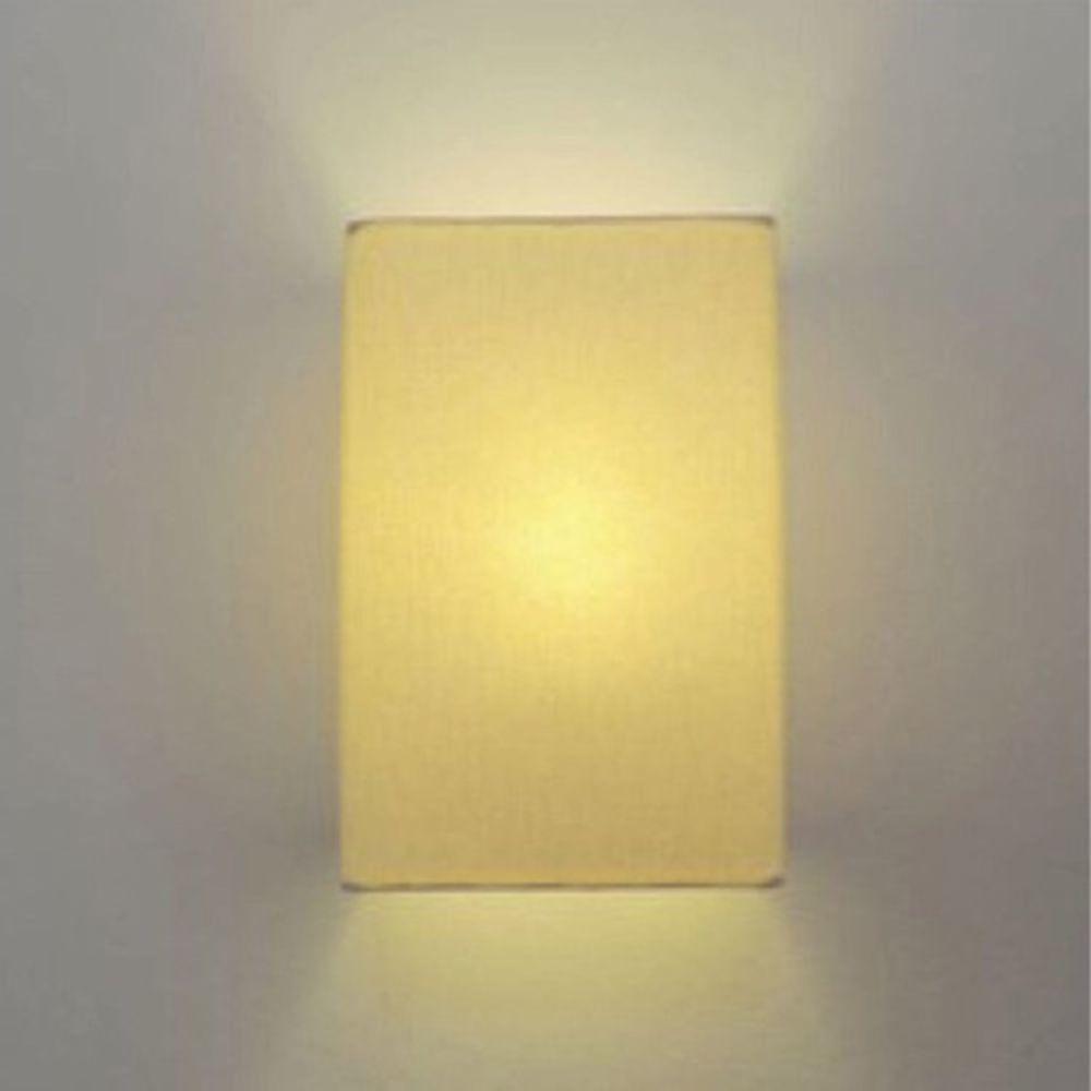 Arandela Retangular Retro Md-2002 Cúpula Em Tecido 25-16x10cm Algodão Crú - Bivolt - 5