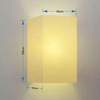 Arandela Retangular Retro Md-2002 Cúpula Em Tecido 25-16x10cm Algodão Crú - Bivolt - 3