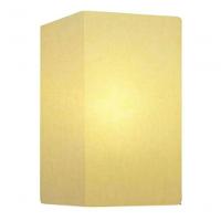 Arandela Retangular Retro Md-2002 Cúpula Em Tecido 25-16x10cm Algodão Crú - Bivolt