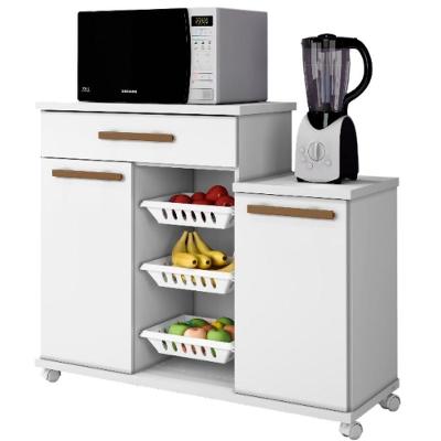 Fruteira Teresina 2 Portas 1 Gaveta Branco Arte Móveis