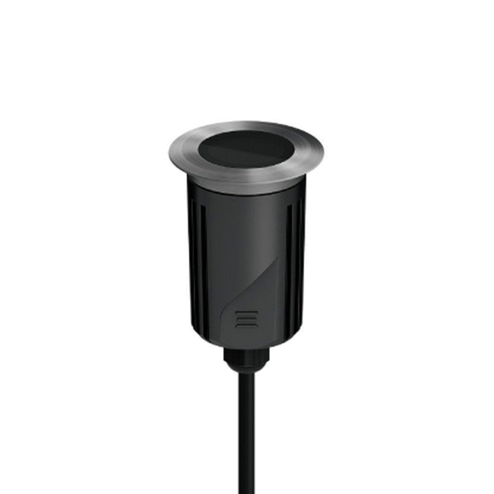 Embutido De Solo Led Stella S.ground 6,5w Com Caixa De Instalação Bivolt Inox 3000k Luz Amarela - 1