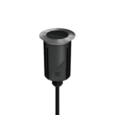 Embutido De Solo Led Stella S.ground 6,5w Com Caixa De Instalação Bivolt Inox 3000k Luz Amarela