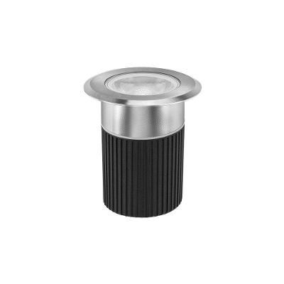 Embutido De Solo Led Stella Focco 10w Bivolt Inox 3000k Luz Amarela