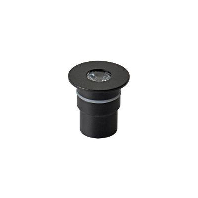 Embutido De Solo Led Nordecor Sisa 6394 2w 12v Preto 3000k Luz Amarela 3000k