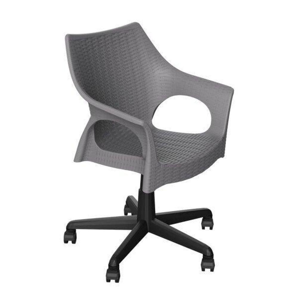 Cadeira De Escritorio Relic Im In (pp) Cinza Base Preto - 1