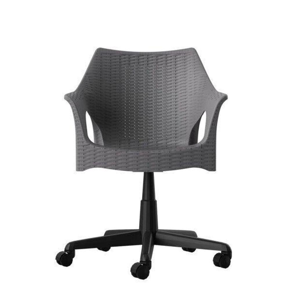 Cadeira De Escritorio Relic Im In (pp) Cinza Base Preto - 2