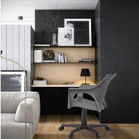 Cadeira De Escritorio Relic Im In (pp) Cinza Base Preto