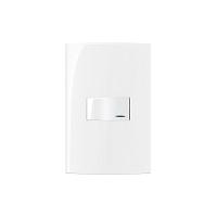 Interruptor Paralelo Com Luz Margirius Sleek 10a Com Placa 4x2 Branco - 1