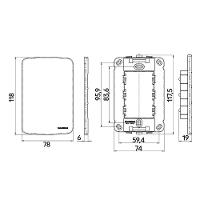 Interruptor Simples E Interruptor Paralelo Duplo Margirius B3 10a Com Placa 4x2 Branco Branco - 2