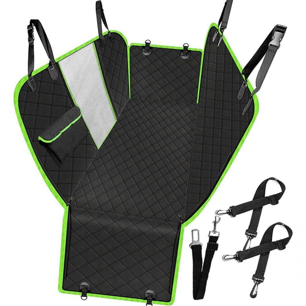 Protetor De Banco Automotivo P/ Pets 4 Em 1 – Impermeável, Resistente A Arranhões E Janela De Malha Respirável - Preta - 1