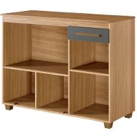 Balcão Para Cooktop 5 Bocas Cronus Cinamomo Grafite Arte Móveis - 6