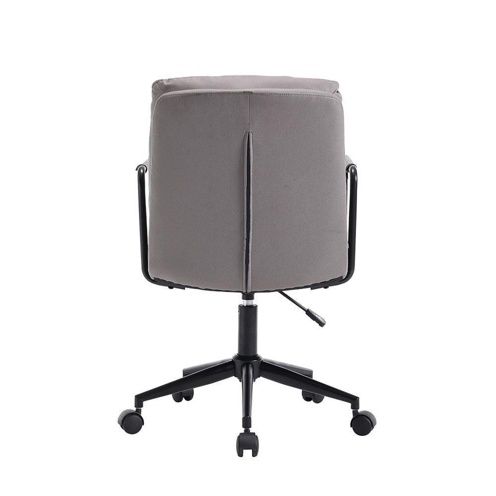 Cadeira Escritório Arizona Rivatti Pu Cinza Base Preto - 4
