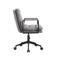 Cadeira Escritório Arizona Rivatti Pu Cinza Base Preto - 3