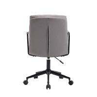 Cadeira Escritório Arizona Rivatti Pu Cinza Base Preto