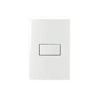 Interruptor Bipolar Paralelo Margirius Sleek 10a Com Placa 4x2 Branco - 1