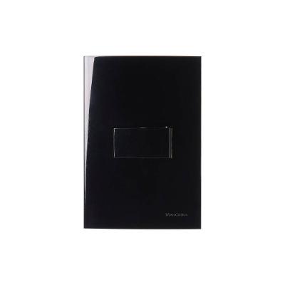 Interruptor Paralelo Margirius Sleek10a Com Placa 4x2 Preto Ebony