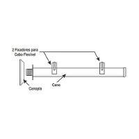 Cano Fame Para Duchas E Chuveiros 30cm Black - 2