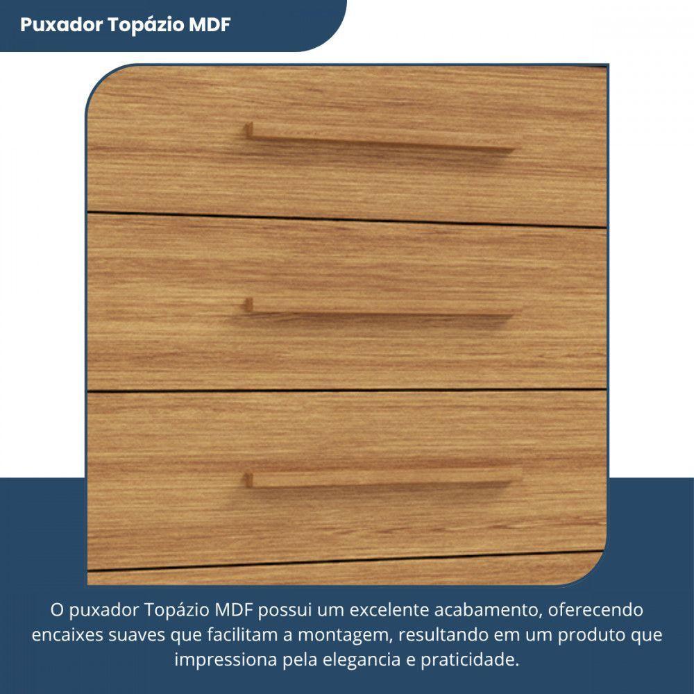 Cômoda Imperial Batrol 1 Porta 10 Gavetas Com Rodízio Freijó Freijó - 6