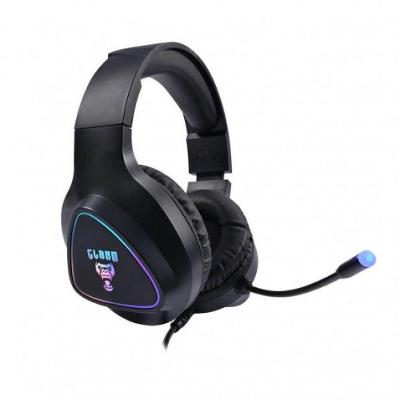 Fone De Ouvido Headset Clanm Gamer Mount Rgb Preto