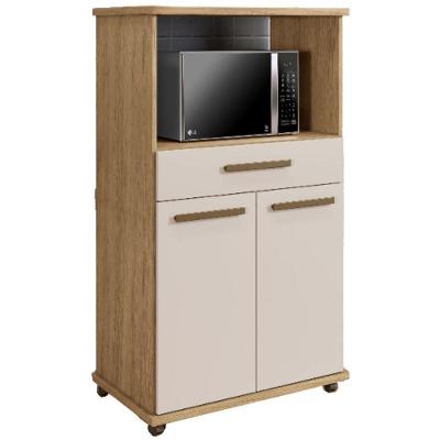 Balcão Conquista 2 Portas 1 Cinamomo Off White Arte Móveis