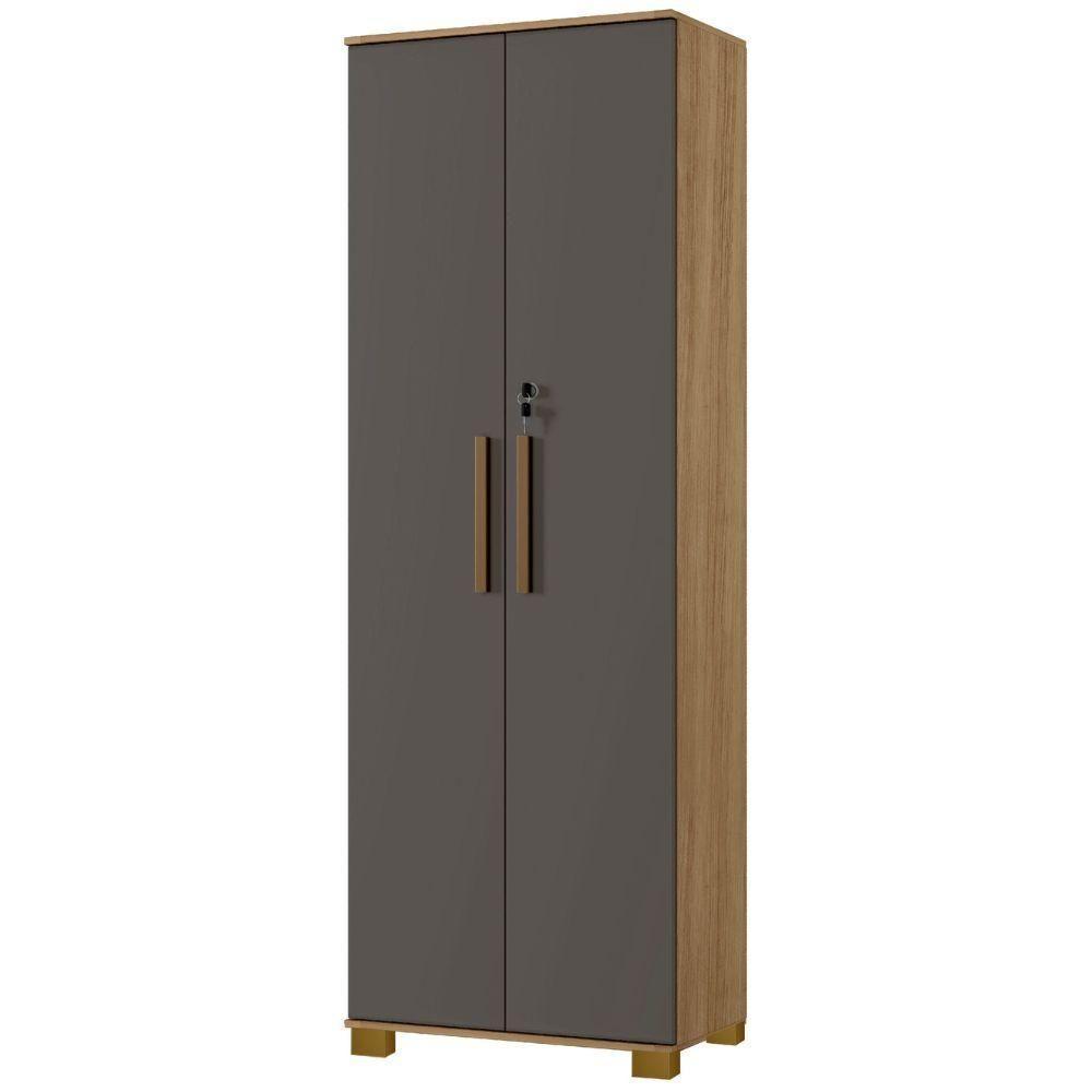 Armário Multiuso Bahia Cinamomo Grafite Arte Móveis - 1