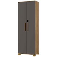 Armário Multiuso Bahia Cinamomo Grafite Arte Móveis - 1