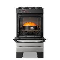 Fogão A Gás Mesa De Vidro Forno 50L Esmaltec Ideal Top Glass Inox 4 Bocas Bivolt - 6