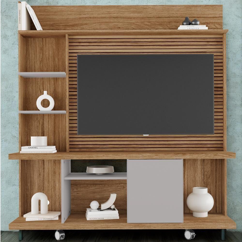 Estante Home Tv 47 Pol 160 Cm Taurus Cinamomo Off White Bechara - 2
