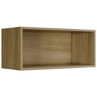 Armário Aéreo Turqueza 2 Portas Cinamomo Grafite Arte Móveis