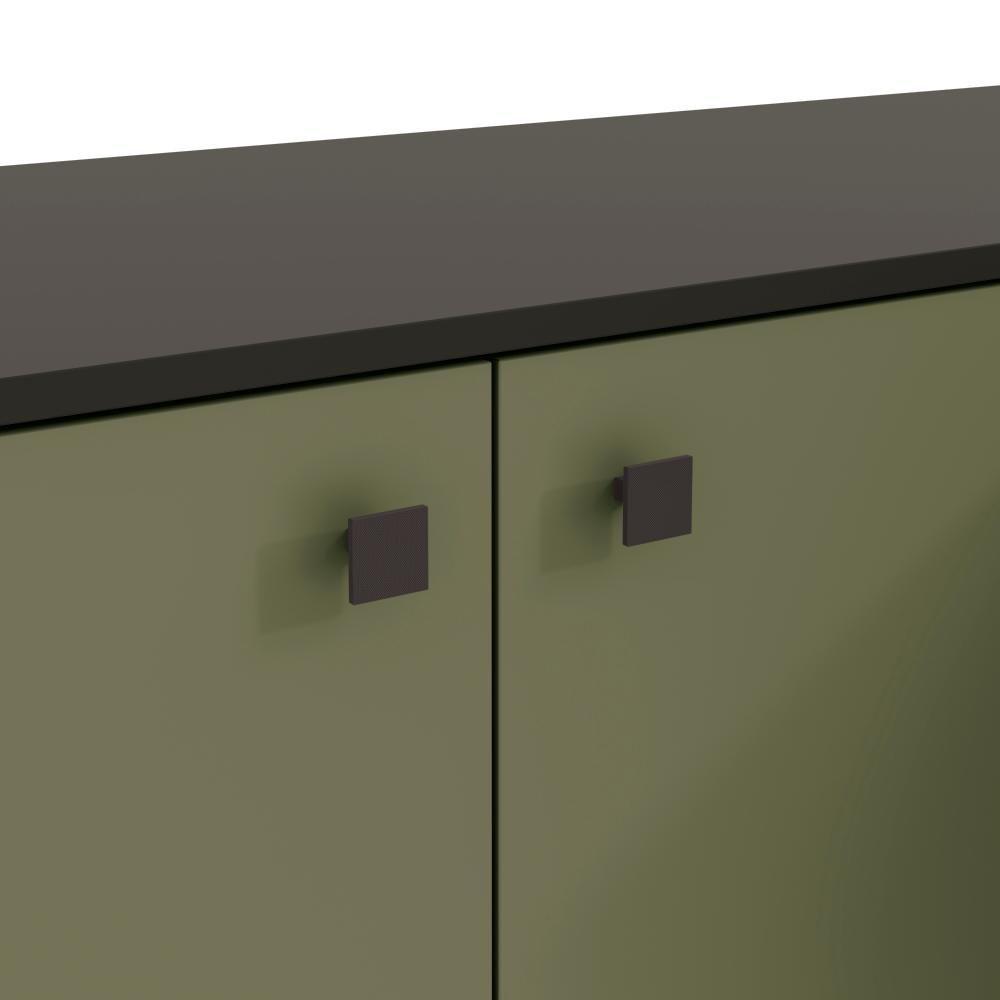 Aparador Kappesberg 4 Portas Preto Fosco-verde Frevo 156cm - 8