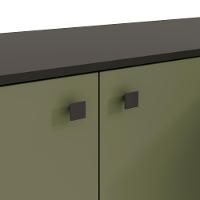 Aparador Kappesberg 4 Portas Preto Fosco-verde Frevo 156cm - 8