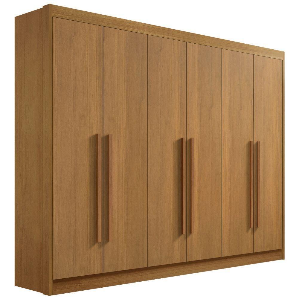 Guarda Roupa Athos Cinamomo 6 Portas 7 Gavetas D?doro - 1