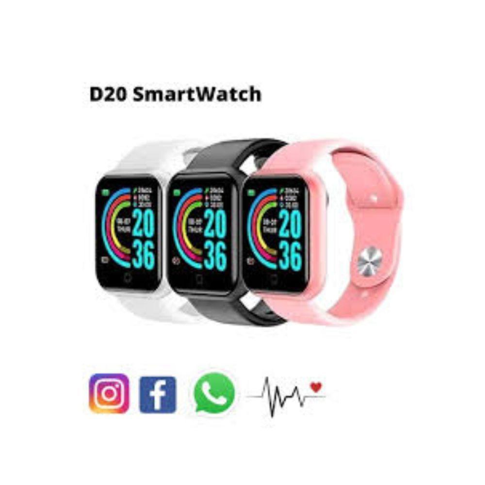 Kit 3 Relógios Smartwatch Android Ios Inteligente D20 - 3