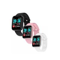 Kit 3 Relógios Smartwatch Android Ios Inteligente D20 - 1