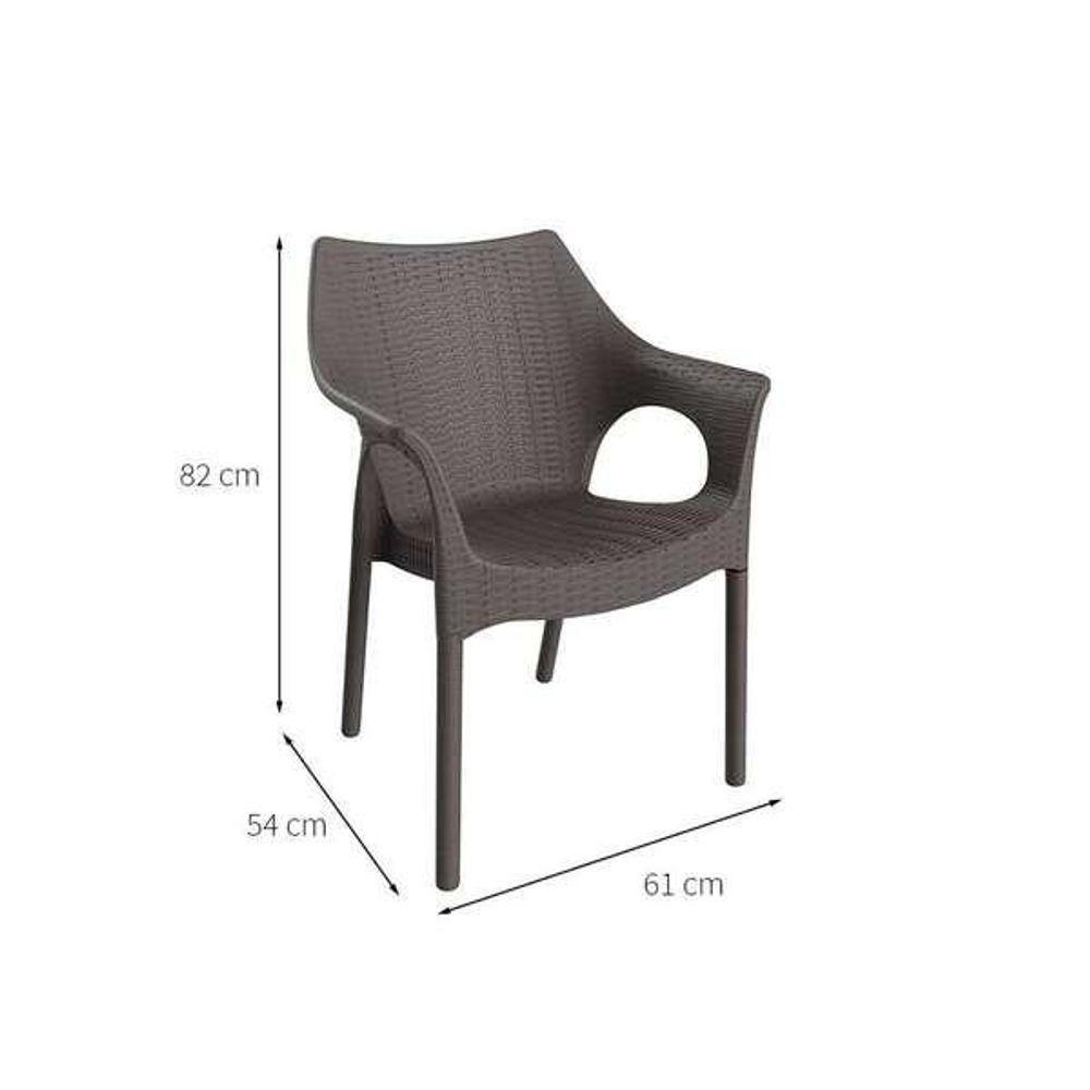 Cadeira Relic Im In área Externa E Interna (pp) Cinza - 5