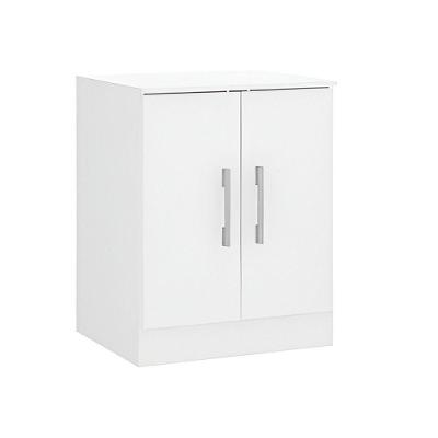 Armário Multiuso Pequeno 0723br 2 Portas 60x76cm Menu Móveis Branco