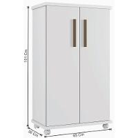 Armário Multiuso Berlim Branco Arte Móveis - 3