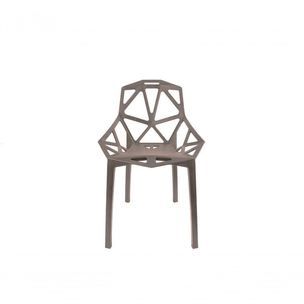 Cadeira Pixel Im In Polipropileno Cinza Mushroom - 4