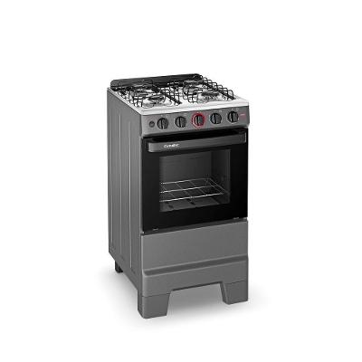 Fogão A Gás Mesa Inox Limpa Fácil E Acendimento Automático Esmaltec Ideal Super F4IAT Titanium 4 Bocas Bivolt