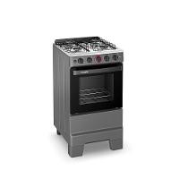 Fogão A Gás Mesa Inox Limpa Fácil E Acendimento Automático Esmaltec Ideal Super F4IAT Titanium 4 Bocas Bivolt - 1