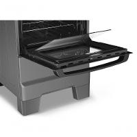 Fogão A Gás Mesa Inox Limpa Fácil E Acendimento Automático Esmaltec Ideal Super F4IAT Titanium 4 Bocas Bivolt - 8