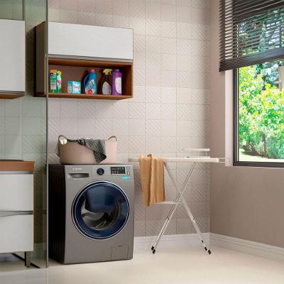 Armário Aéreo Basculante 80cm Sabrina 2 Peças Menu Móveis Branco