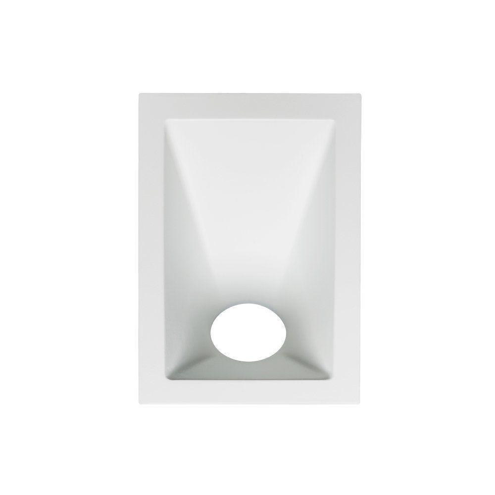 Spot De Embutir Recuado Stella Square Angle 40° Mr16 Gu10 Bivolt Branco - 2