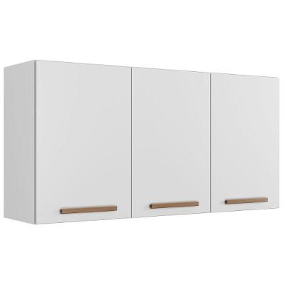 Armário Aéreo ônix 3 Portas Branco Arte Móveis