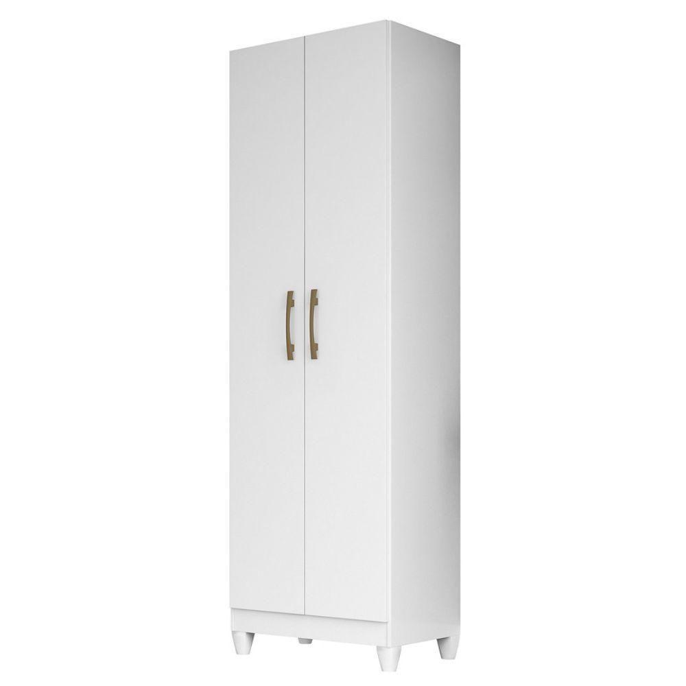 Armario Multiuso New Iris 2 Portas 181x55 Cm Branco - 1