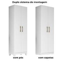 Armario Multiuso New Iris 2 Portas 181x55 Cm Branco - 2