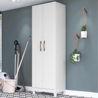 Armario Multiuso New Iris 2 Portas 181x55 Cm Branco - 5