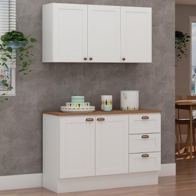 Armário Cozinha Genialflex Provençal C- Balcão C- Tampo Bco